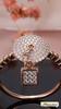 Anelli con pavé di zirconi di lusso Kinel per donna Anello dal design unico