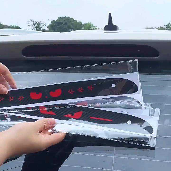 Car Brake Light Stickers, Self-adhesive Devil's Eye Decals, Suitable for Cars, Trucks, SUVs, Fun Car Decorations