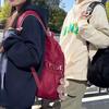 Fashionable Letter Pattern Students Large Capacity Backpack With Pendant For Daily Use