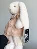 Hug Doll Rabbit Plush Toy Children's Comfort Doll Sleeping Pillow Long Ears Rabbit Doll Gift