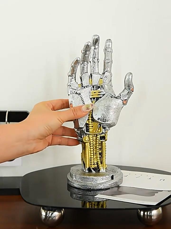 Cyberpunk Mech Hand Controller Holder - Gaming Desk Organizer for Gaming Gear XBOX & Switch