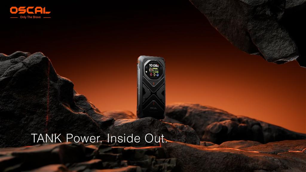 Oscal TANK 1 5G 6.78inch Dimensity 7050 Rugged Phone Android 15 12GB or 16GB RAM 256GB or 512GB ROM 20000mAh Battery