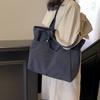Nylon Tote Bag Women Large Capacity Shoulder Bag with Side Pockets and Adjustable Handle
