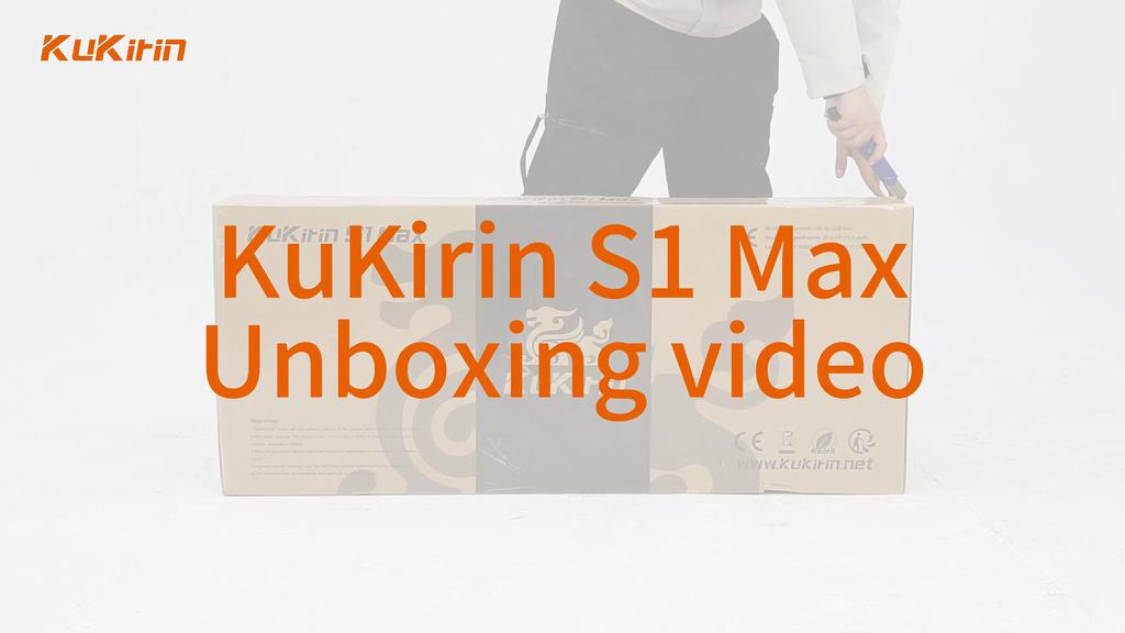 KuKirin S1 Max Electric Scooters Shipped Directly from the Warehouse 350WIn-wheel Motor 36V 10.4Ah 8-inch Solid Honeycomb Tire