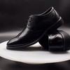 Vintage Fashion Outdoor Men's Oversized Business Formal Leather Shoes Gentleman's Fashionable Casual Side-Lace Shoes Comfortable Shoes