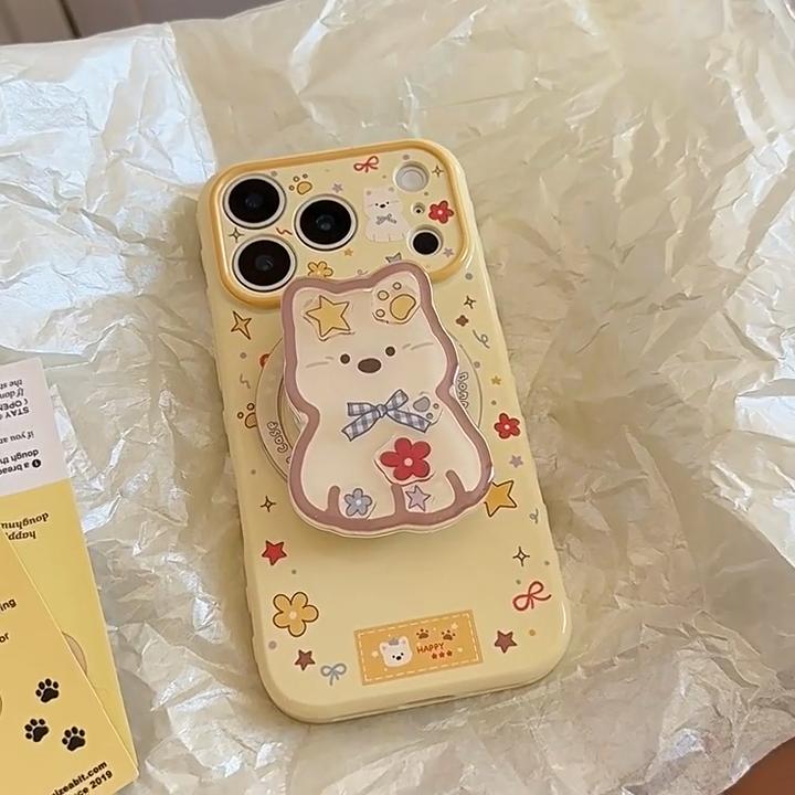Cute Puppy Magnetic Phone Case for iPhone 16, iPhone 17, and iPhone 17 Pro Max