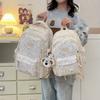 Graffiti Print Backpack Women's Backpack Large Capacity Student Schoolbag