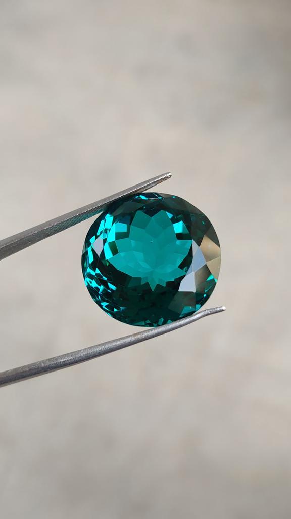 21 MM Round Natural Cut Glass Stone, Loose Stone, 38.65 Carat Size Round Stone.