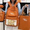 Four-Piece Backpack Set Children's Student Cartoon Schoolbag Women's Multi-Functional Backpack