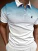 Knopf-Polo-T-Shirt für Herren Modisches Revers-Knopfhemd Streetwear Sommer Neu Kurzärmlig