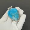 Tibetan Turquoise Pendant, 925 Sterling Silver Handmade Jewelry, Turquoise Silver Pendant, Party Wear Jewelry For Women's, Pendant New Year Gift
