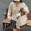 Women's Splicing Backpack Large Capacity Commuter Backpack