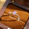 S925 Sterling Silver Leaf Ring For Women European Fashion Natural Peridot Crystal Jewelry High Sense Minimalist Finger Ornament