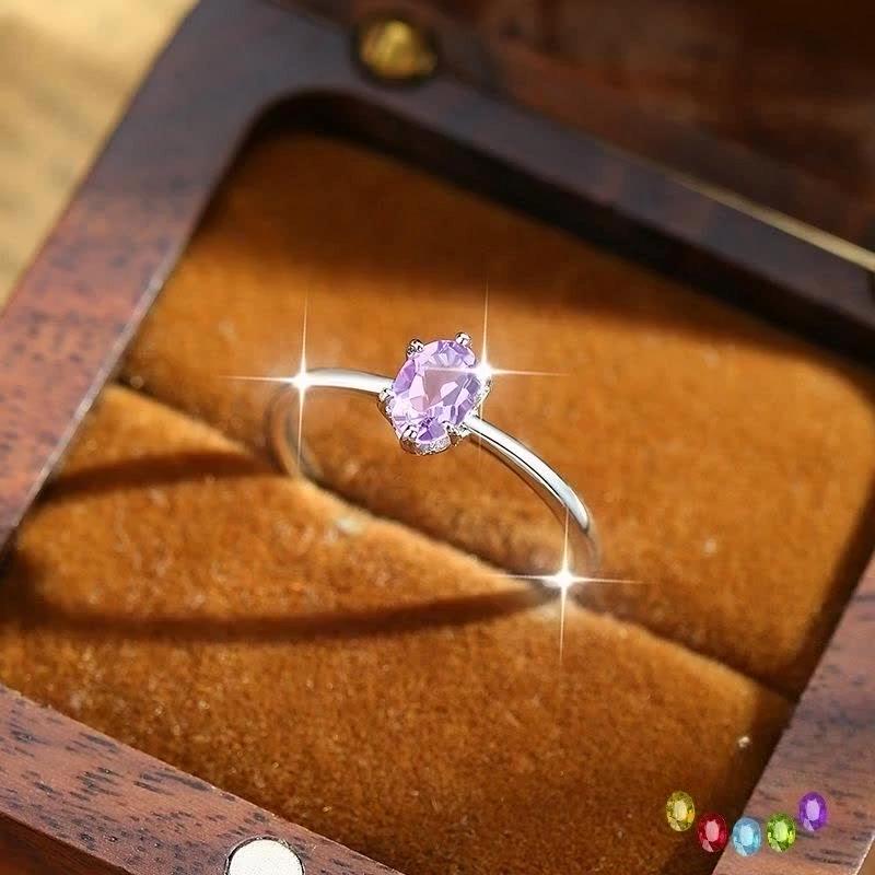 S925 Sterling Silver Leaf Ring For Women European Fashion Natural Peridot Crystal Jewelry High Sense Minimalist Finger Ornament