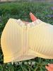 Women's Front Zipper Bra Fixed Cup No Steel Ring Vest Style Underwear