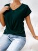 Women Short Sleeve T Shirt Casual Crew Neck Loose Fit Lightweight Breathable Basic Top Summer Everyday Tee