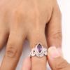 Amethyst Gemstone 925 Sterling Silver Jewelry Handcrafted Ring For Birthday Gift PR-1-6