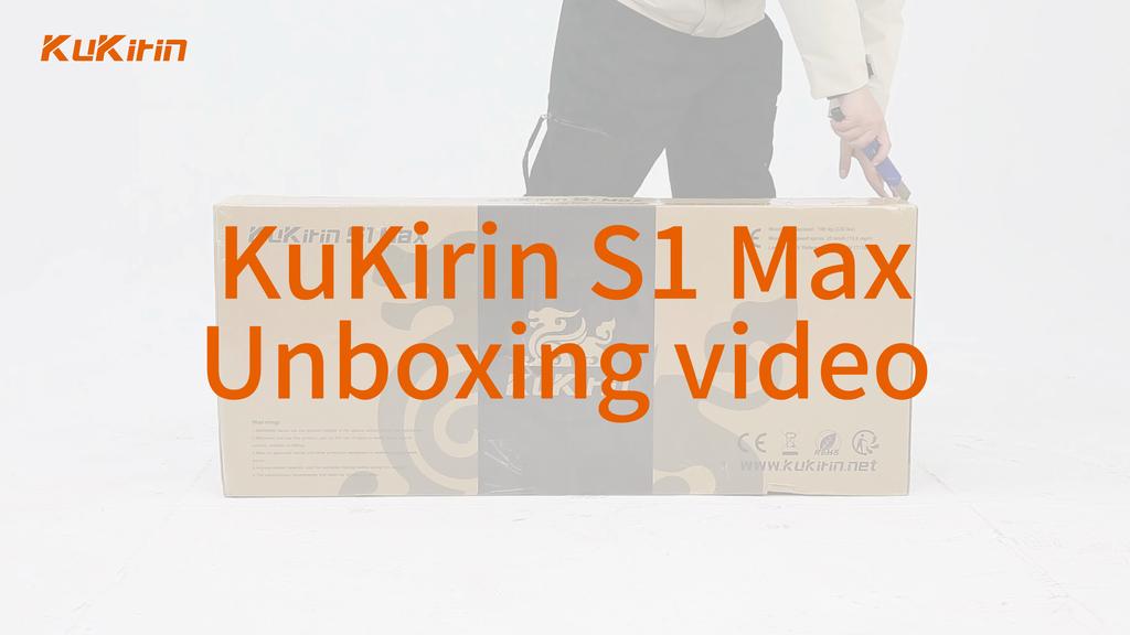KuKirin S1 Max City Adult E-Scooter 350W Motor 48V26AH Battery 8 Inch Tires E-Scooter Silent Tire Foldable Electric Scooter