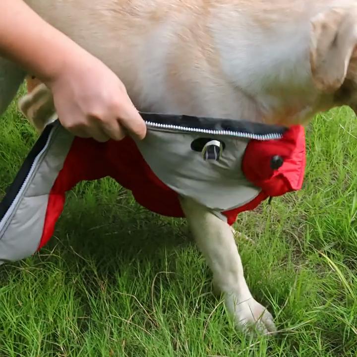 Pet Winter Clothes Windproof Pet Cotton Coat Medium And Large Dog Dog Clothes Pet Clothes