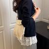 Pu Water Bucket Bag With Tassels For Daily Casual Street Style Women