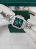 Mens Casual Business Luxury Brand Watches Large Square Dial Quartz Luminous Calendar Stainless Steel Watch