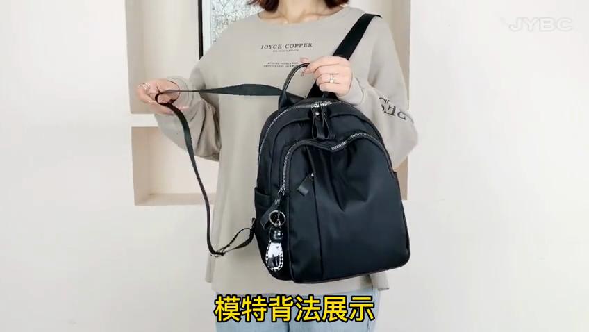 Zaino piccolo con cerniera, zaino alla moda da donna con tracolla regolabile per lavoro e scuola
