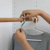 4 Hooks Clothes Rack Neck Tie Holder Space Saving Handbag Clothes Ties Bag Holder Shelf Clothes Shoe Hanger 360 Degrees Rotated Belt Closet
