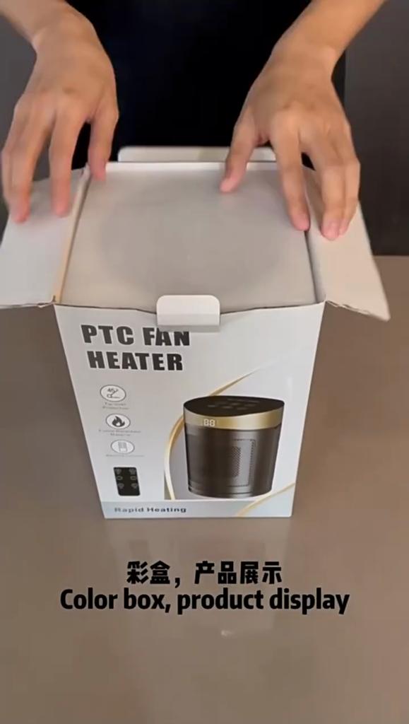 Portable Electric Heater Space Heater Indoor Energy Saving Hot Air Heater Energy Efficient for Household Desktop Office Winter