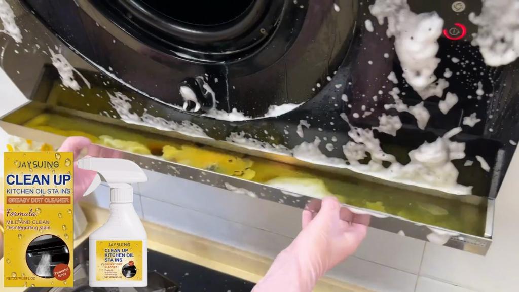 Kitchen Grease Cleaner Kitchen Cooktop Hood Grease Cleaner Glossy Grease Cleaner