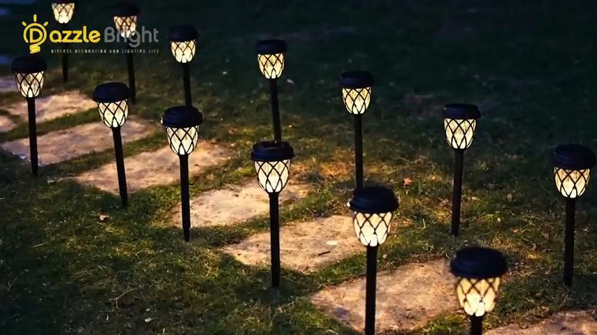 GIGALUMI Zonnelampen voor buiten, 12 stuks, trapverlichting, waterdicht, led-verlichting voor buitentrappen, treden, hekken, terrassen, wit, warmwit