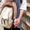 Color Block Women's Backpack Men's Large Capacity School Abg Junior High School Student Backpack Campus Backpack
