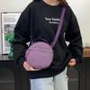 Small Round Bag Women's Mobile Phone Bag Shoulder Bag Nylon Crossbody Bag
