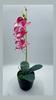 1 Set Künstliche Orchidee Blumen Topf Natürlich Aussehende Kunststoff Schaufenster Regal Nachahmung Topfpflanze Wohnkultur