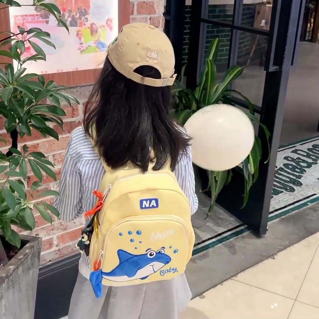 Children's Shark Backpack Lightweight Large Capacity Schoolbag