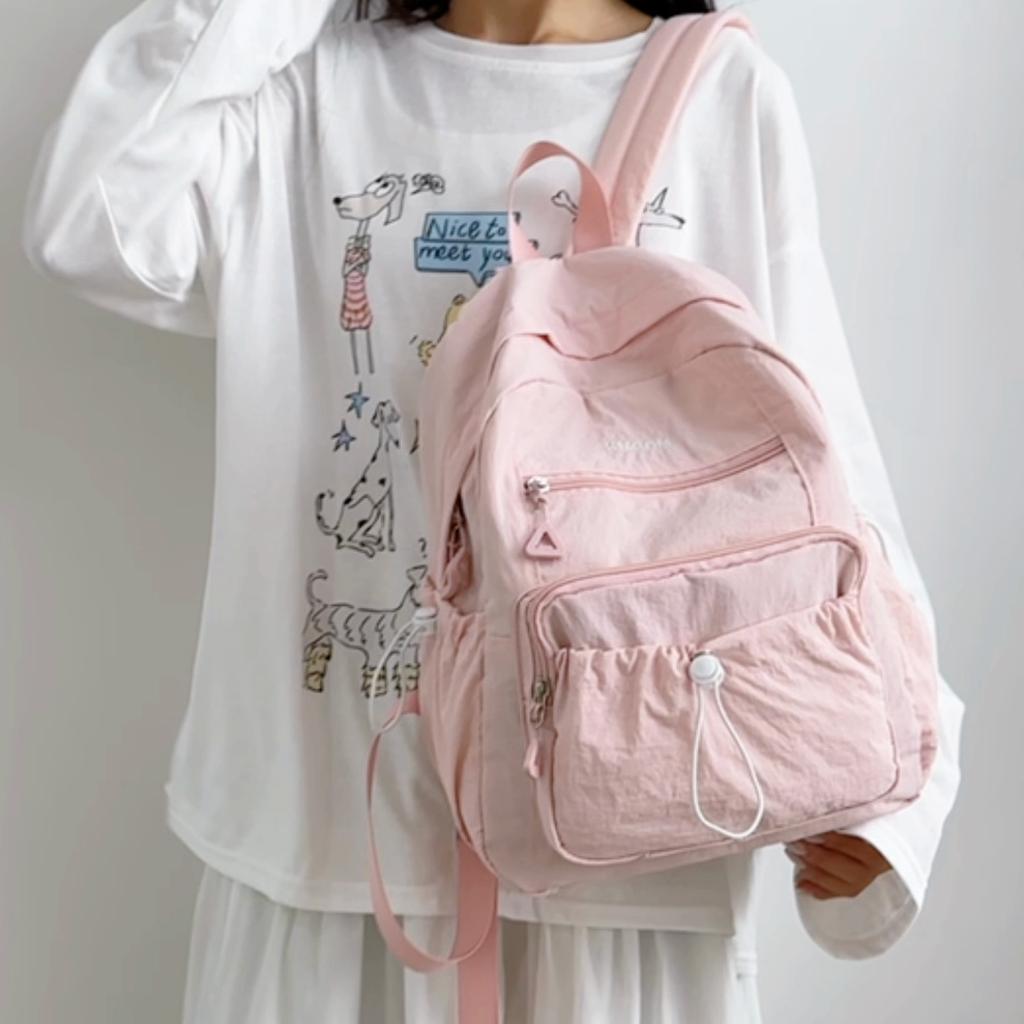 Student's Large Capacity Schoolbag Women's Lightweight Backpack