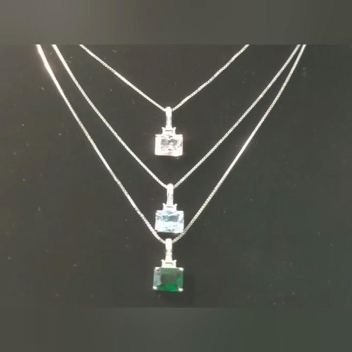Umcho Gemstone Necklace Pendent for Women With Chain