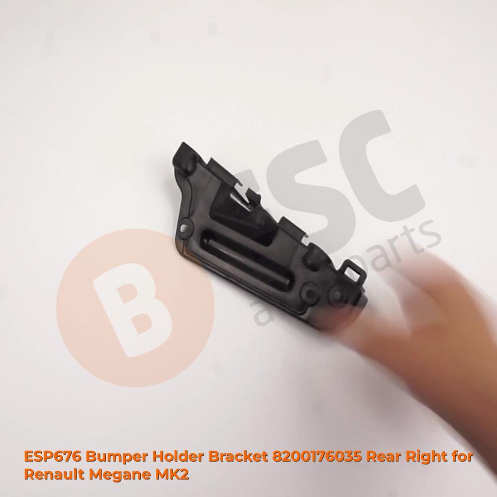 ESP676 Bumper Holder Bracket 8200176035 Rear Right for Renault Megane MK2 Fast Shipment 