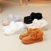 Cotton Shoes, Women's Fur Shoes, Butterfly Knot Snow Boots, Cold Resistant and Warm Women's Boots, Trendy and Versatile Women's Cotton Boots