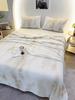 Polyester Fleece Blanket With Artistic Tie Dyeing Design For Cozy Home Use
