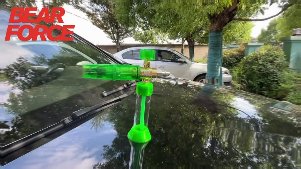 BEAR FORCE Pressure Magnetic Suction Mini Foam Cannon Pro with 1/4 Quick Connector, Pressure Washer 360° Adjustable Snow Foam Lance