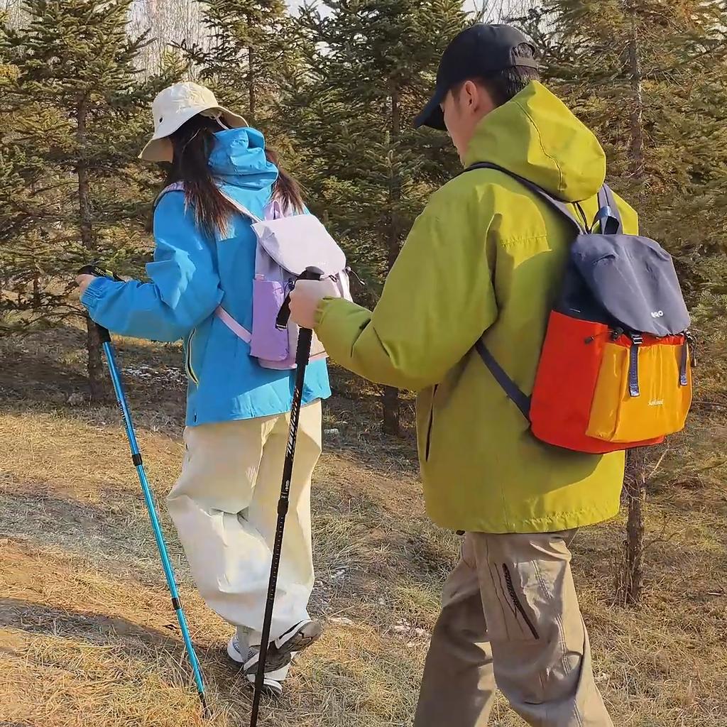Outdoor Backpack Travel Large Capacity Nylon Commuter Backpack Ultra Light Junior High School Student Schoolbag