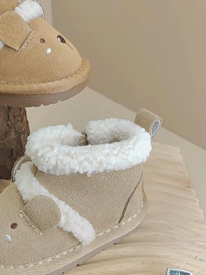 Dívčí zimní sněhule Dětské batolecí boty Kreslené bavlněné boty Chlapecké teplé bavlněné boty