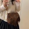 Boho Fransen Umhängetasche für Damen Vintage Wildleder Quaste Schultertasche Western Cowboy Messenger Tasche Retro Hippie Handtasche