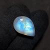 Ultimate Fire Natural Pendent Size White Rainbow Moonstone Cabochon Gemstone, 22.45 Carat, 22x14x10 MM Size.