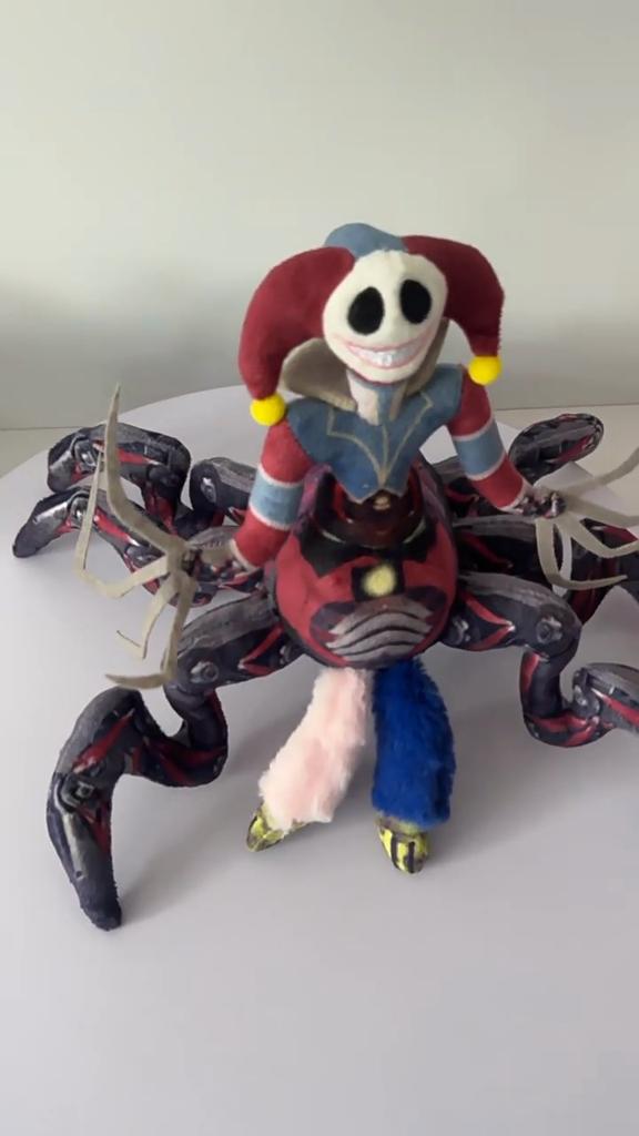 Poppy Playtime Kapitel 5 Prototyp 1006 Spinnenclown Plüschtier Weiche Stoffpuppe Horrorspiel Zubehör Geschenk für Kinder Fans Sammlerstück Heimdekoration