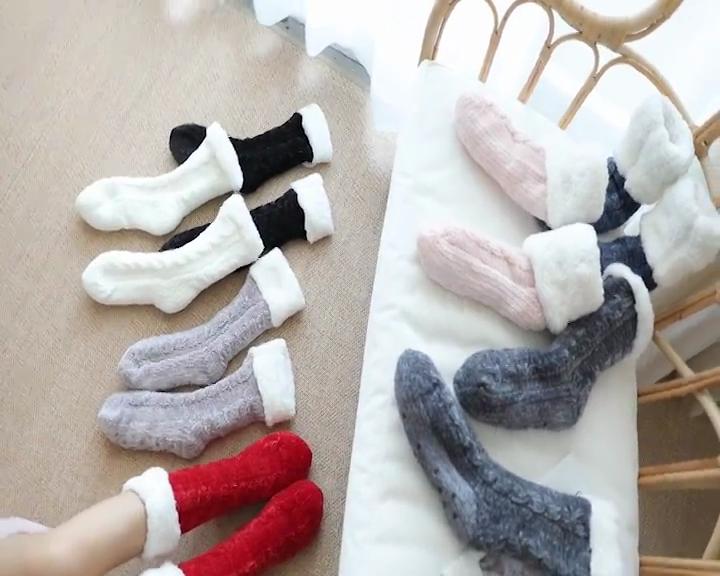 Winter Floor Socks Adult Snow Socks Sleep Socks Home Monthly Socks Women's Socks Padded And Thickened Socks