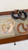 Colorful wrapped plush hoops women's new stylish earrings dating earrings