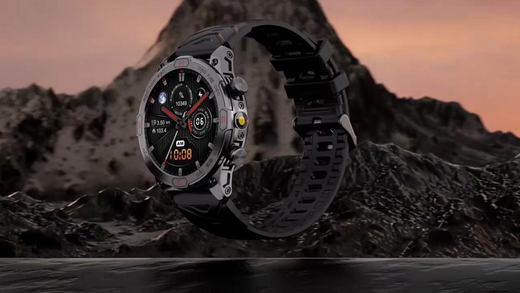 2025 Neue Echte AMOLED Smartwatch Herren 450 mAh Akku Fitness Tracker IP68 Wasserdicht Bluetooth Anruf Smartwatch Für Huawei Xiaomi