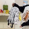 Women's Graffiti Backpack Student Schoolbag Men's Print Backpack