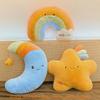 Plush Rainbow Toy With Star And Moon Shapes For Sleep Comfort And Toddler Comfort